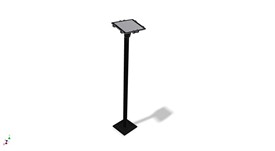 7" - 11" Tablet vloer stand 1 meter ZWART