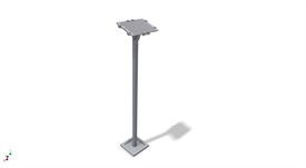 12" - 13" Tablet vloer stand WIT